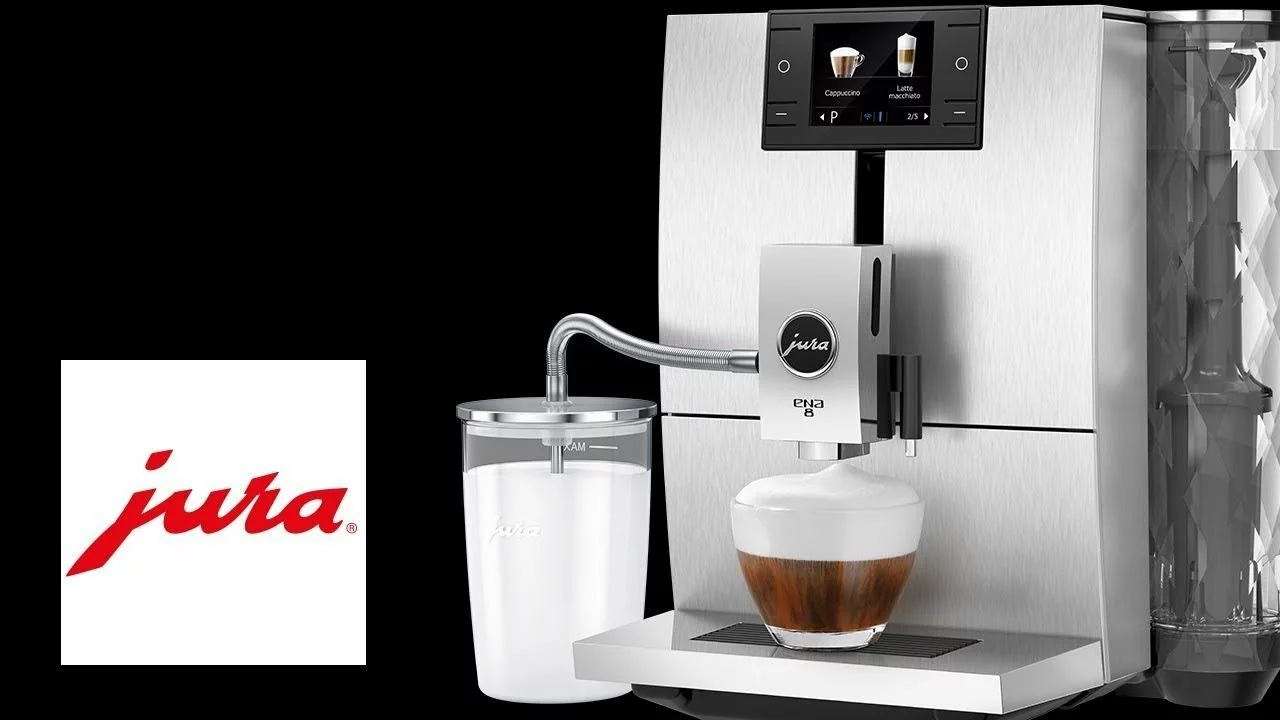 Jura ENA 8 Signature Line Automatic Coffee & Espresso Machine With Touch Screen | Massive Aluminum - Image 5