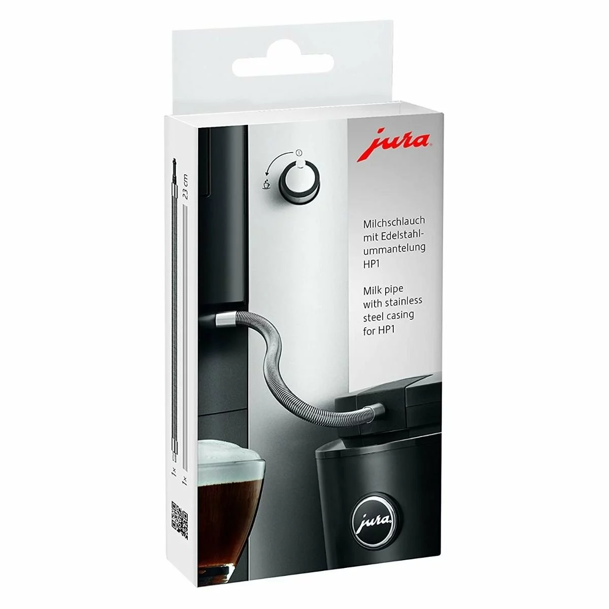 Jura ENA 8 Automatic Coffee & Espresso Machine With Touch Screen | Nordic White + Smart Connect + Milk Cooler + Replacement Water Filter & Descaling Tabs - Image 5