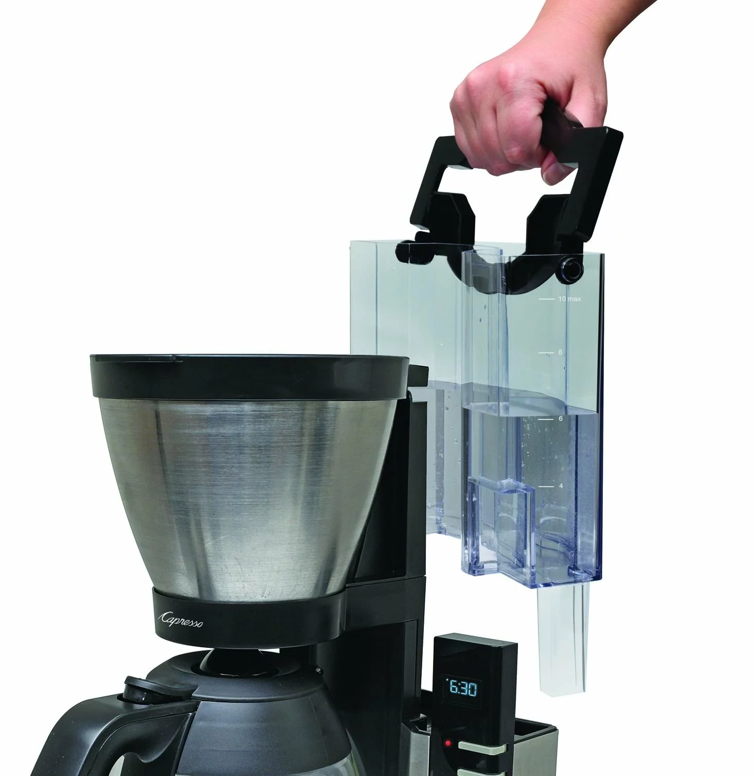 Capresso MG900 10-Cup Rapid Brew Coffee Maker With Glass Carafe & Removable Water Tank - Image 3