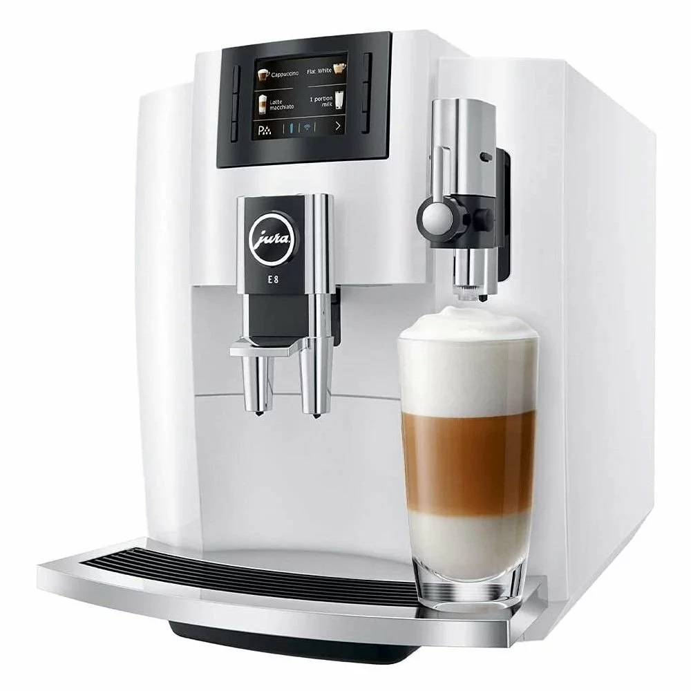 Jura E8 Automatic Espresso Machine | Piano White - Image 3