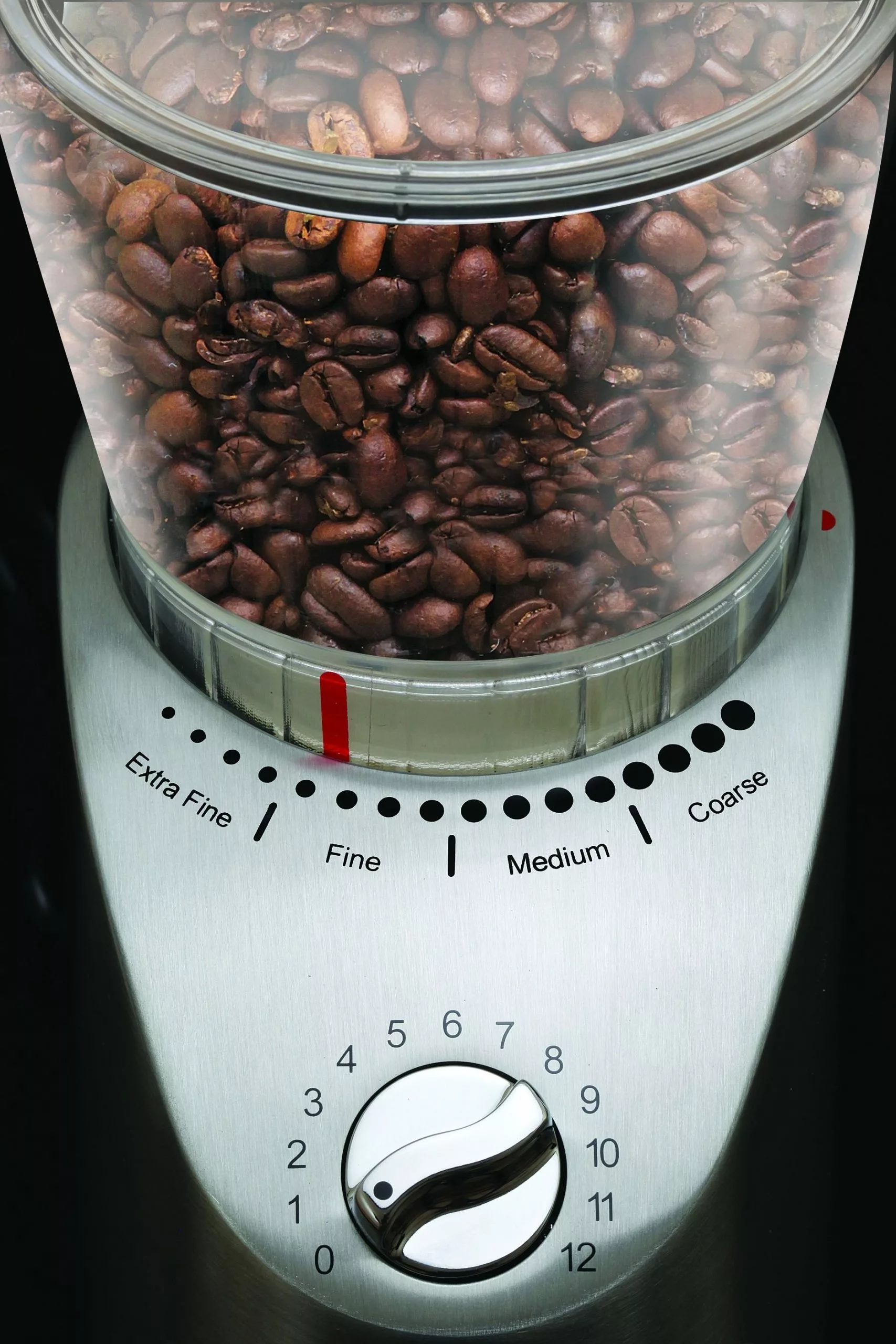 Capresso Infinity Plus Stainless Steel Conical Burr Coffee Grinder - Image 6