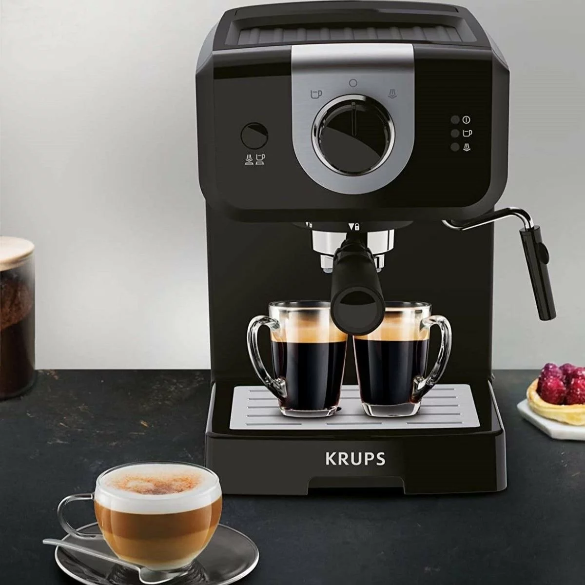Krups Cappuccino Latte Espresso Machine Opio - Image 2