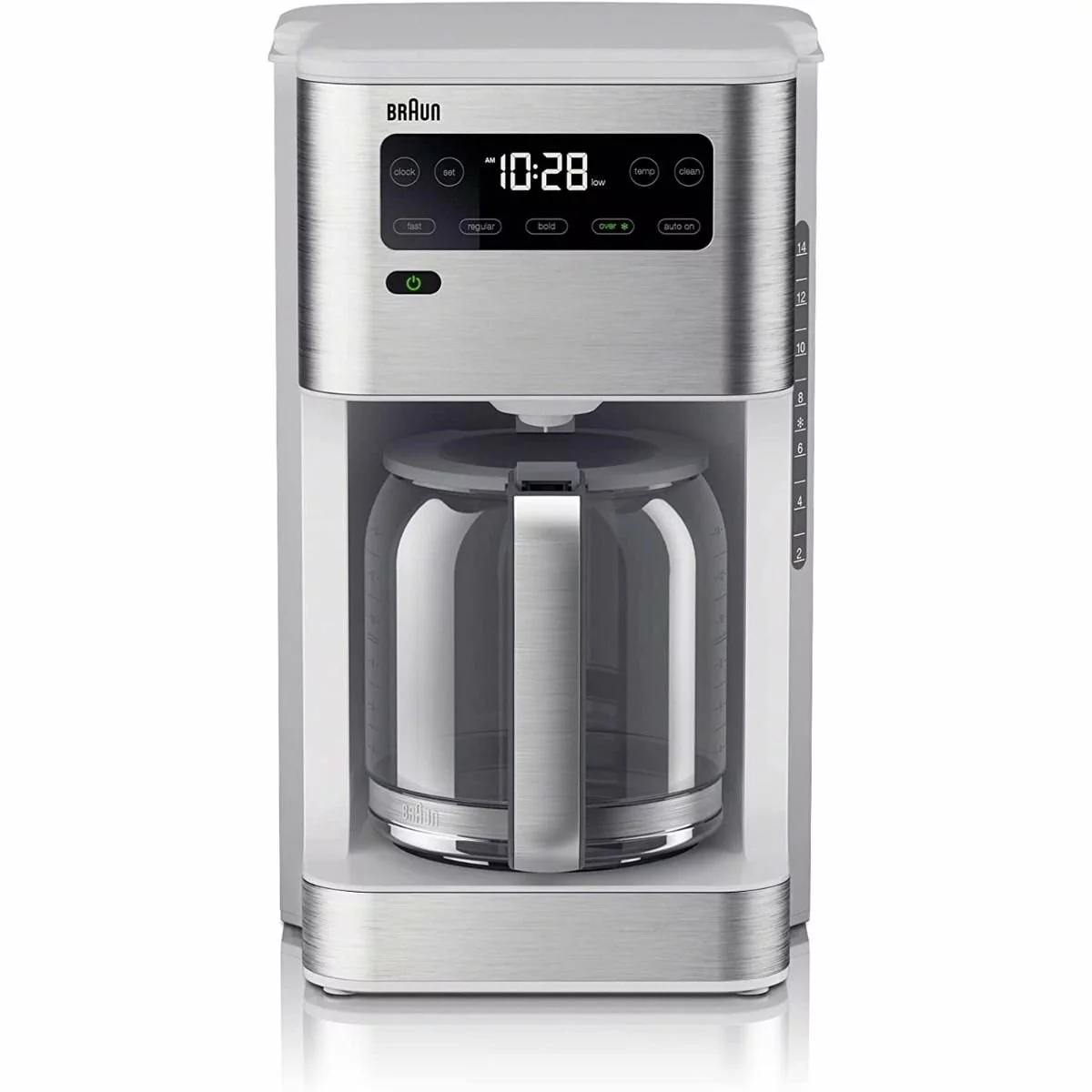 Braun PureFlavor 14-Cup Drip Coffee Maker | White
