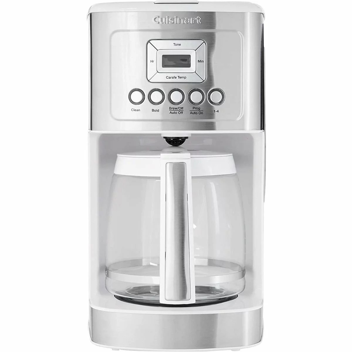 Cuisinart 14-Cup Programmable Coffee Maker | Brushed Steel & White - Image 2