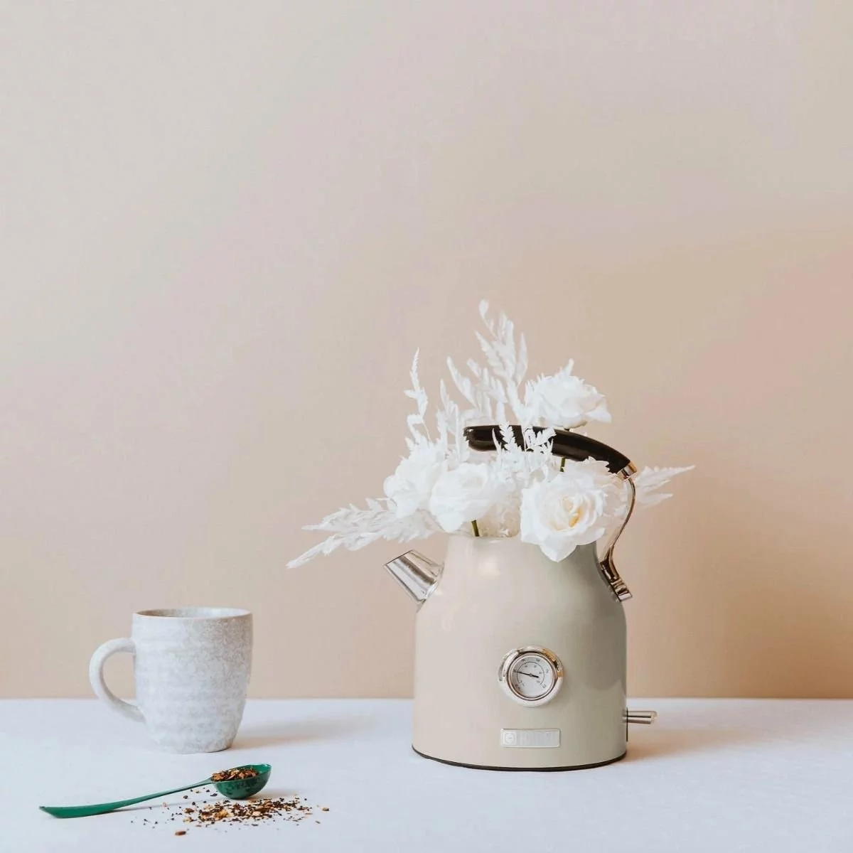 Haden Dorset 7-Cup Stainless Steel Electric Kettle | Putty Beige - Image 10