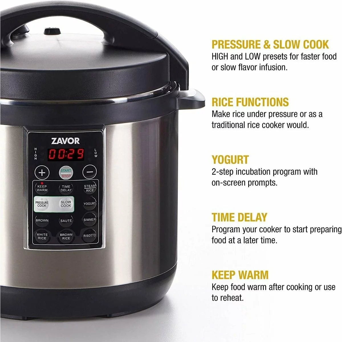 Zavor LUX™ Multi-Cooker | 6 Qt. - Image 3