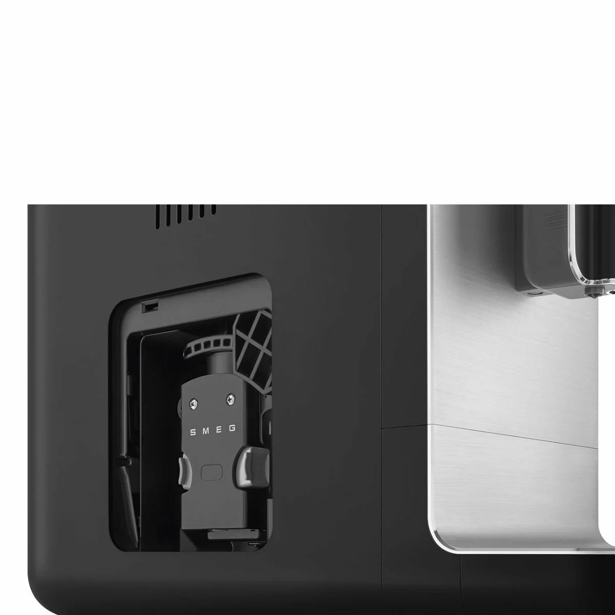 SMEG Fully Automatic Coffee Machine With Steamer | Black - Image 7