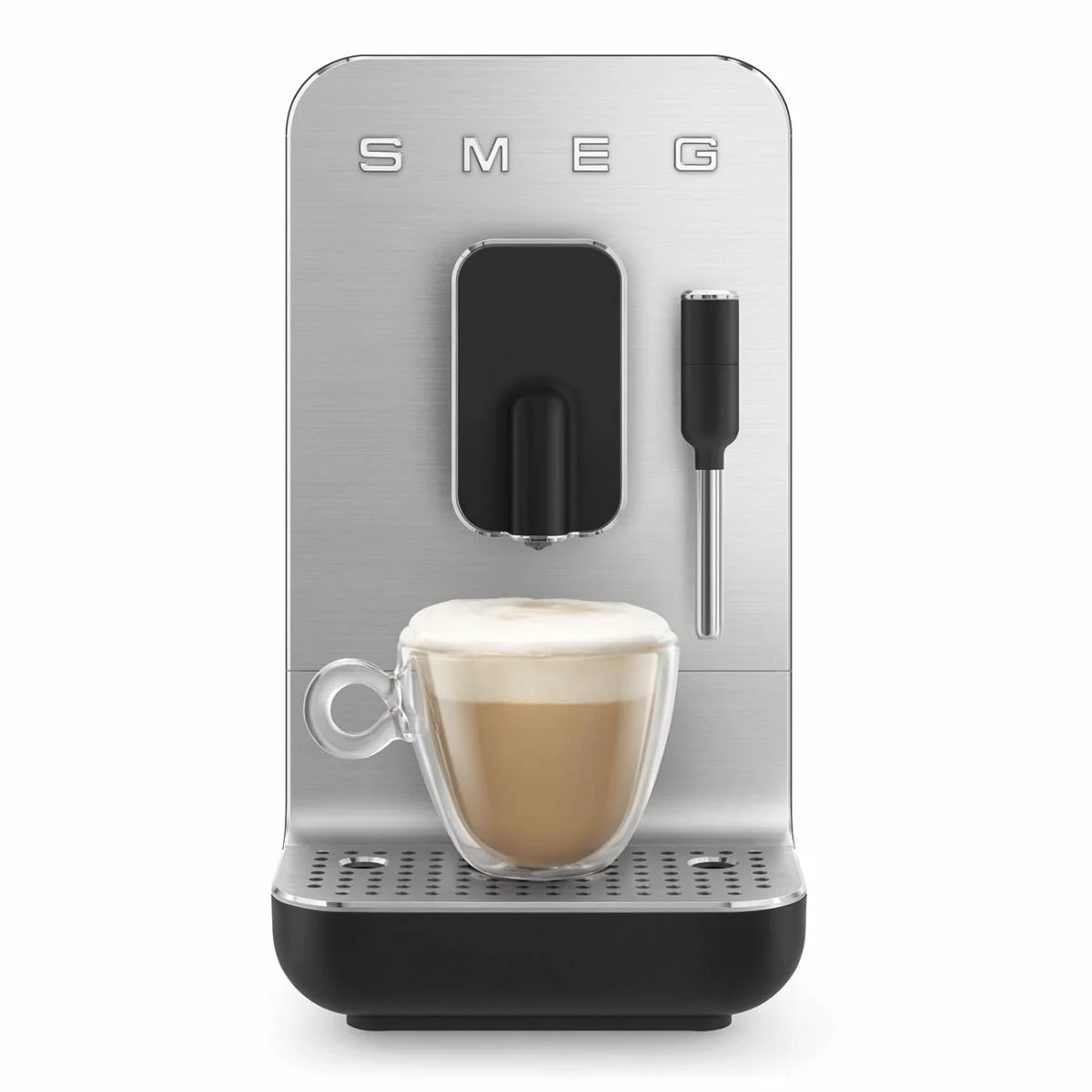 SMEG Fully Automatic Coffee Machine With Steamer | Black - Image 8