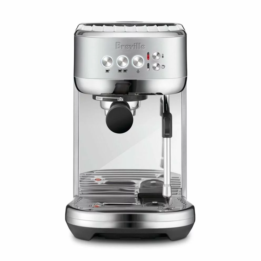 Breville The Bambino Plus Espresso & Cappuccino Maker | Brushed Stainless Steel