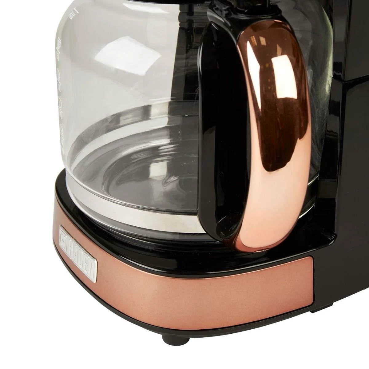 Haden 12-Cup Coffee Maker | Black And Copper - Image 4