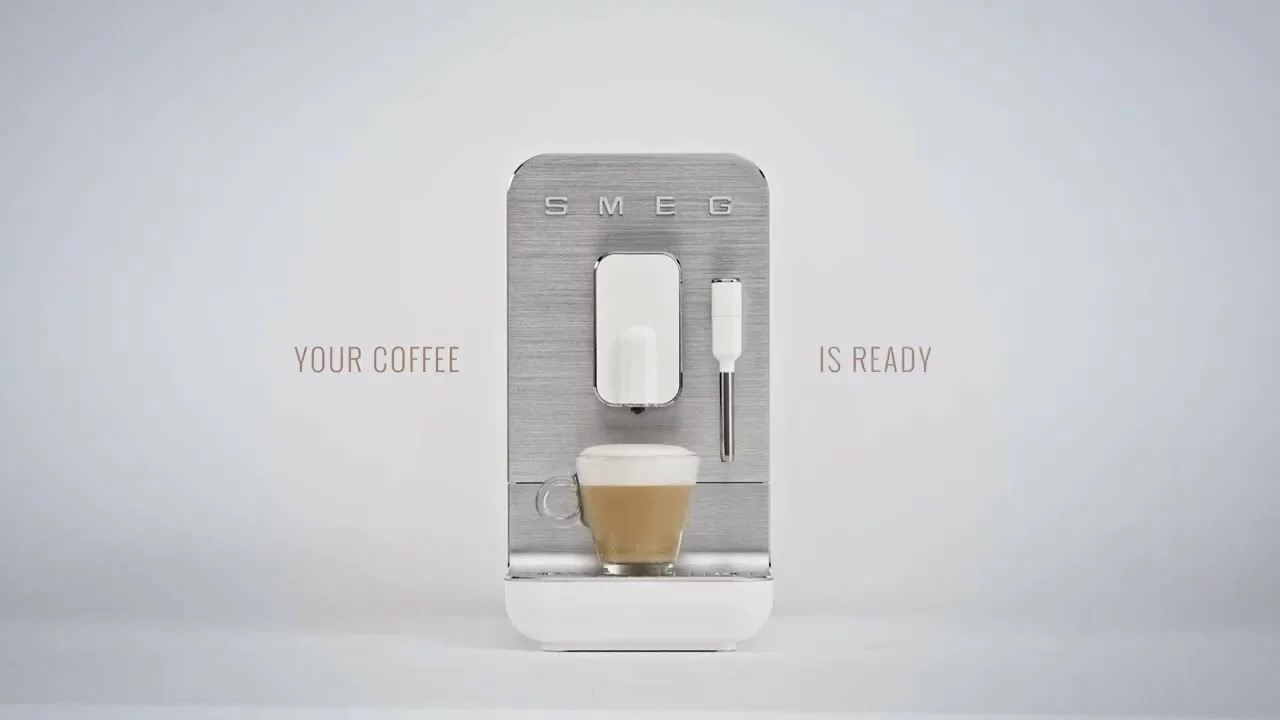 SMEG Fully Automatic Coffee Machine | Red - Image 11