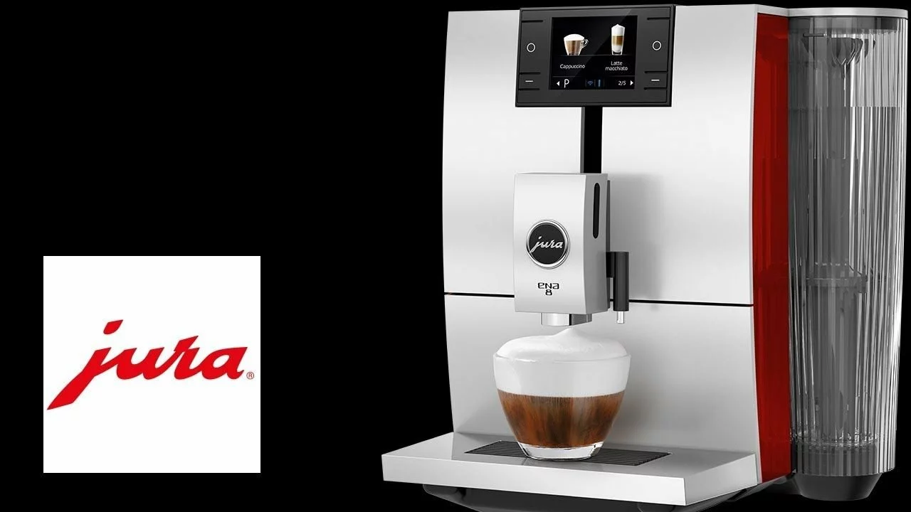 Jura ENA 8 Automatic Coffee & Espresso Machine With Touch Screen | Nordic White + Smart Connect + Milk Cooler + Replacement Water Filter & Descaling Tabs - Image 8