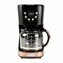 Haden 12-Cup Coffee Maker | Black And Copper