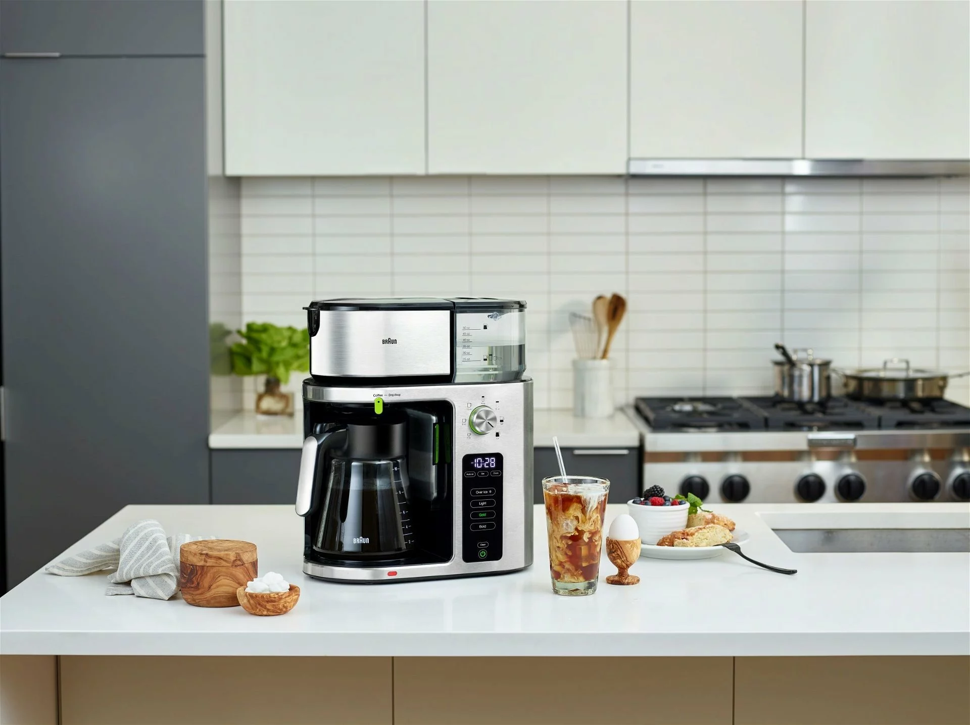 Braun 10-Cup MultiServe Drip Coffee/Iced Coffee Machine | Stainless Steel - Image 7