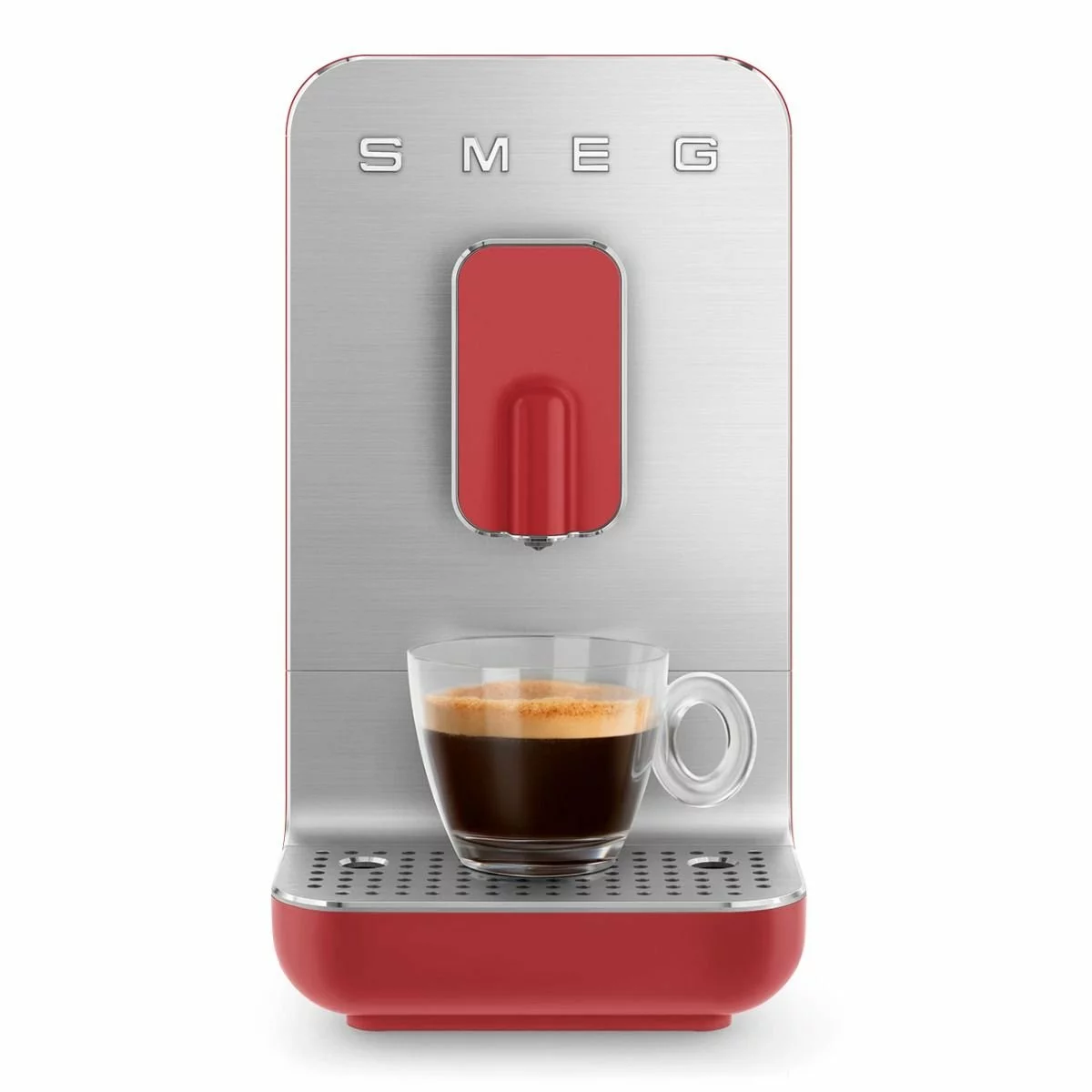 SMEG Fully Automatic Coffee Machine | Red - Image 2