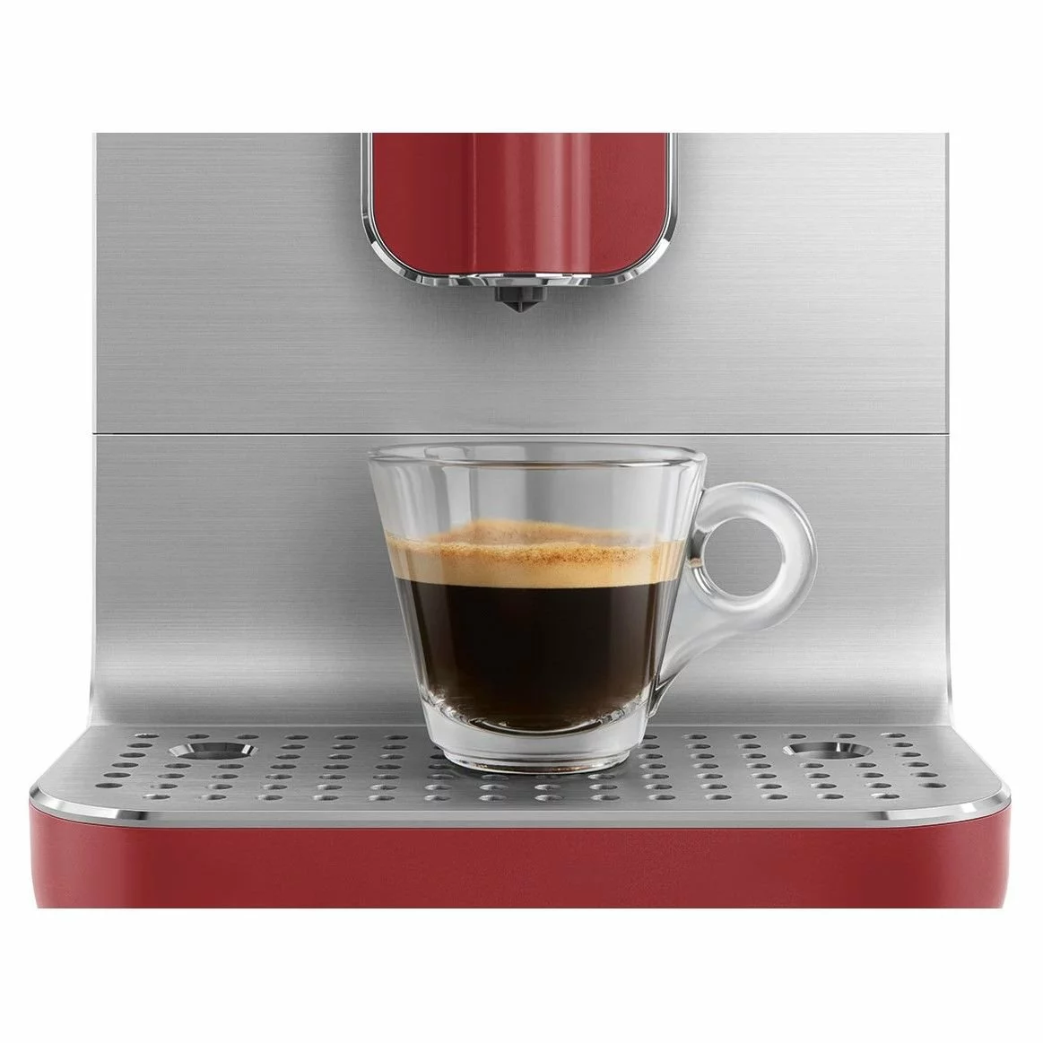SMEG Fully Automatic Coffee Machine | Red - Image 3