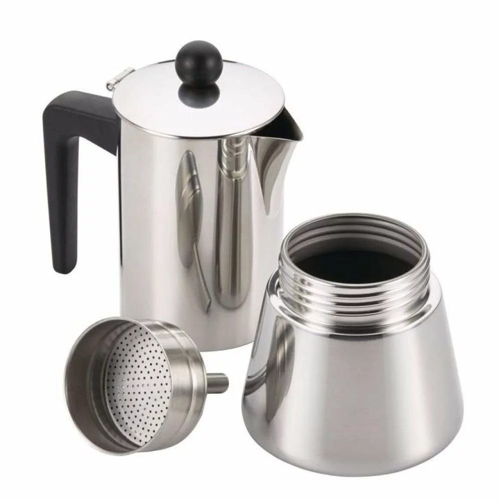 BonJour 9oz Stovetop Espresso Maker | Stainless Steel - Image 2